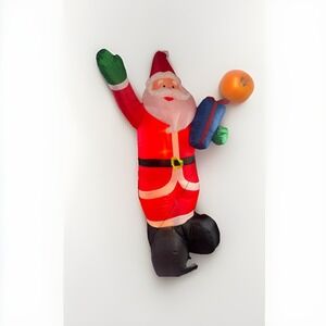 Gemmy Christmas SANTA CLAUS Waving Gift 8 Ft Foot Airblown Inflatable Boxed